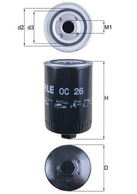 Filtru ulei - KNECHT