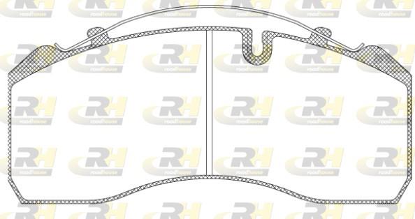 set placute frana,frana disc - ROADHOUSE