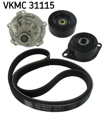 Pompa apa + Set curea transmisie cu caneluri - SKF