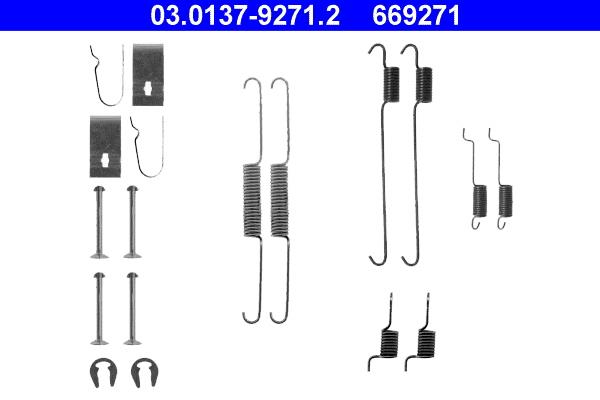 Set accesorii, sabot de frana - ATE