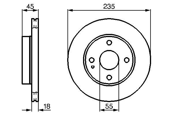 Disc frana - BOSCH
