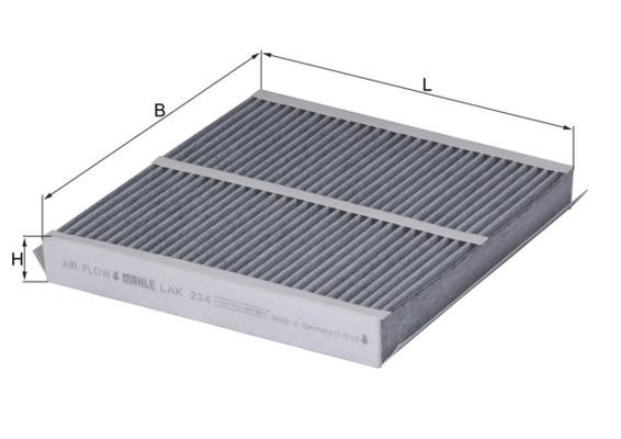 Filtru, aer habitaclu - KNECHT