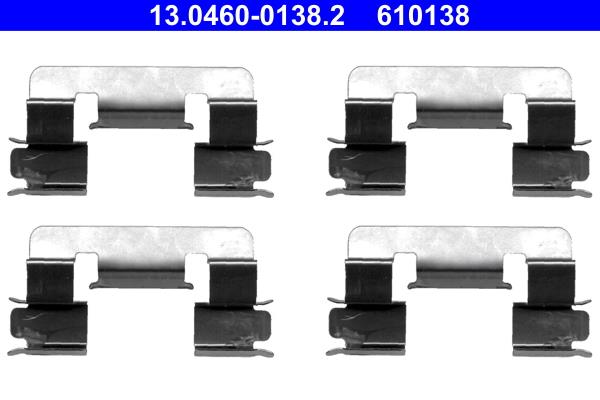 Set accesorii, placute frana - ATE