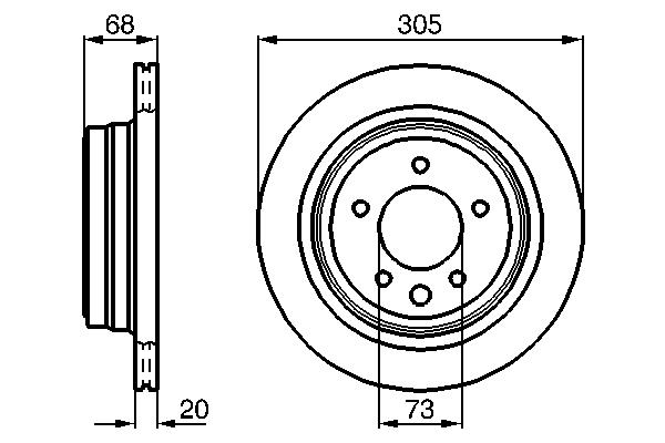 Disc frana - BOSCH