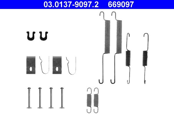 Set accesorii, sabot de frana - ATE