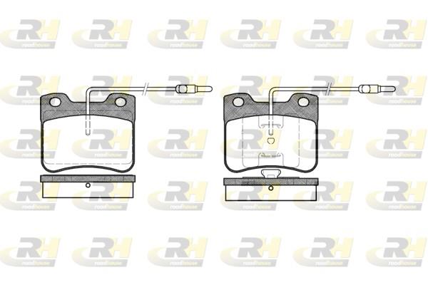 set placute frana,frana disc - ROADHOUSE