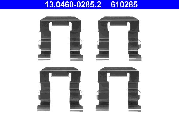 Set accesorii, placute frana - ATE