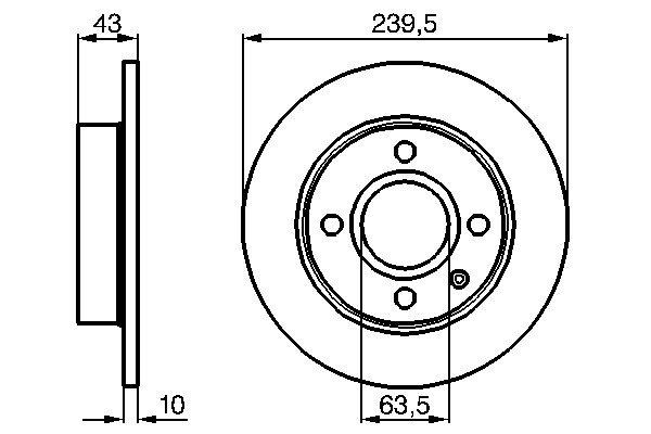 Disc frana - BOSCH