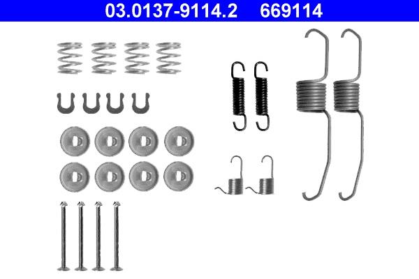 Set accesorii, sabot de frana - ATE
