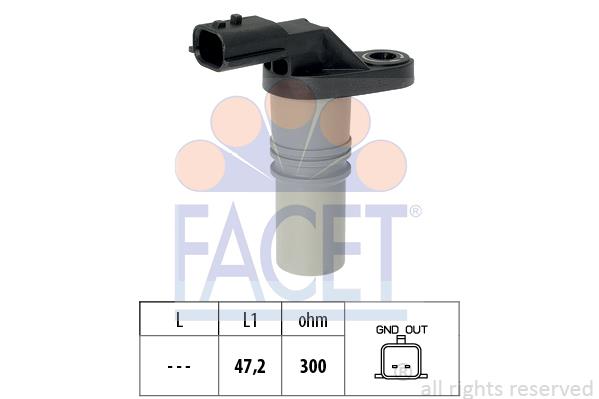 Senzor impulsuri, arbore cotit; senzor impulsuri,volanta - FACET