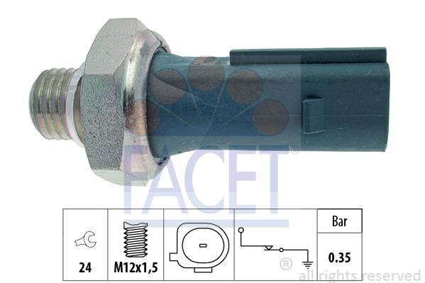 Senzor presiune ulei - FACET