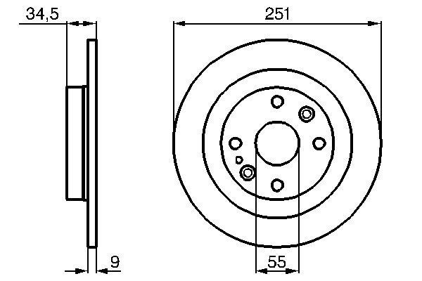 Disc frana - BOSCH