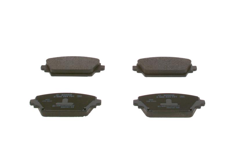 set placute frana,frana disc - BOSCH