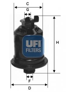 filtru combustibil - UFI
