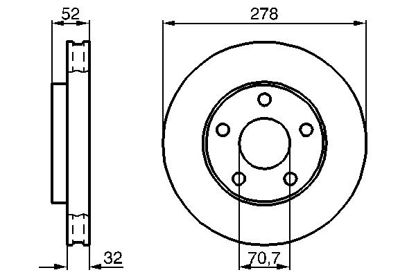 Disc frana - BOSCH