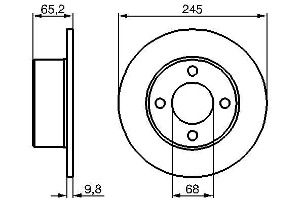 Disc frana - BOSCH