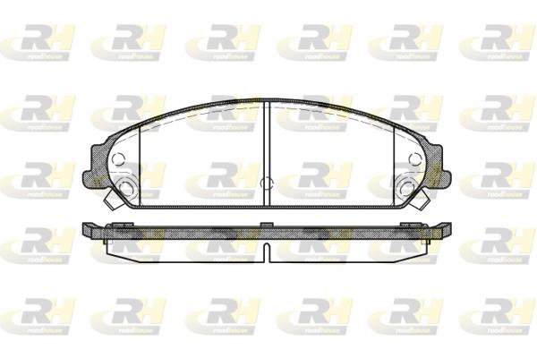 set placute frana,frana disc - ROADHOUSE