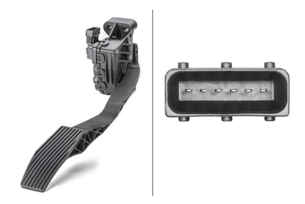Senzor, pedala acceleratie - HELLA