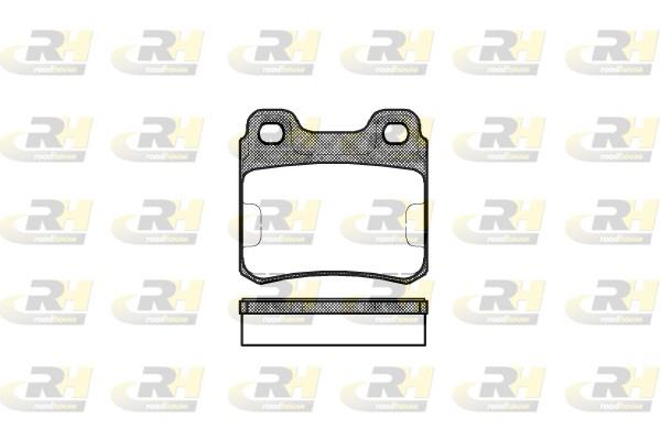 set placute frana,frana disc - ROADHOUSE
