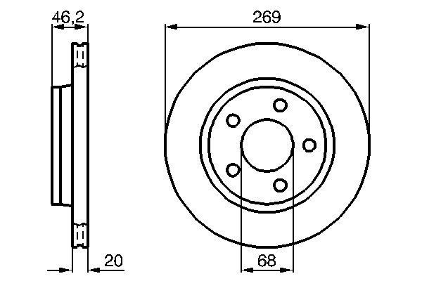 Disc frana - BOSCH