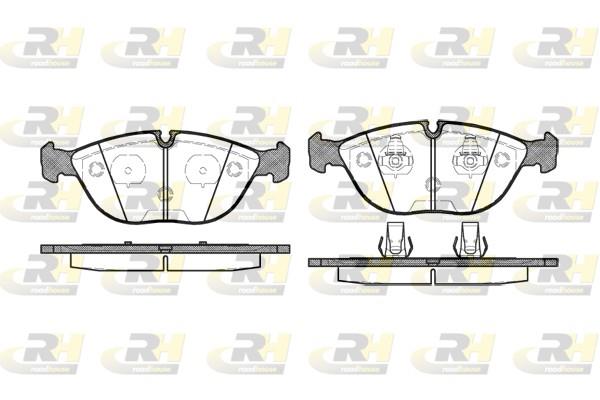 set placute frana,frana disc - ROADHOUSE