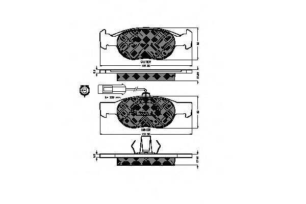 SKF Water Pump & Timing Belt Set 12174947 - SKF
