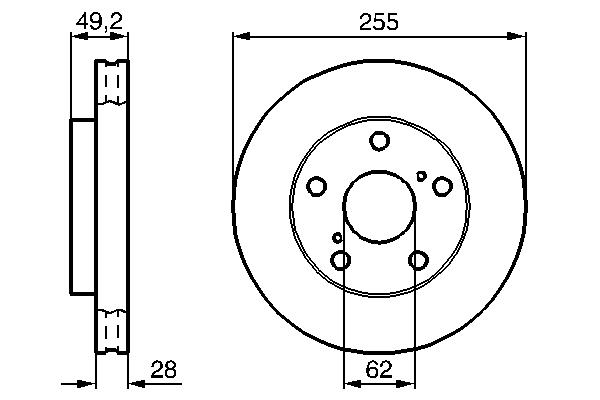 Disc frana - BOSCH