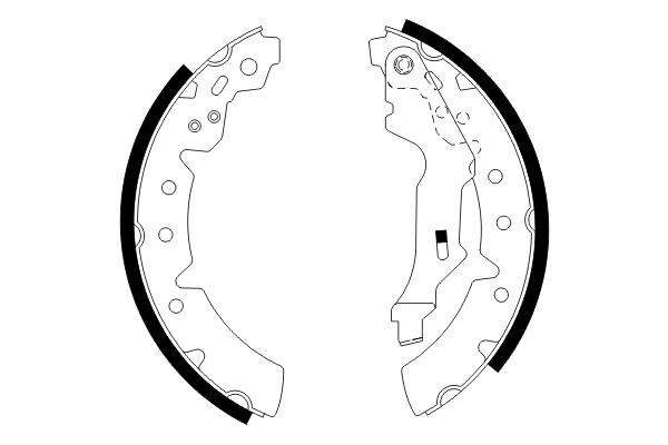 Set saboti frana - BOSCH