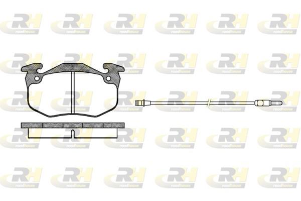 set placute frana,frana disc - ROADHOUSE