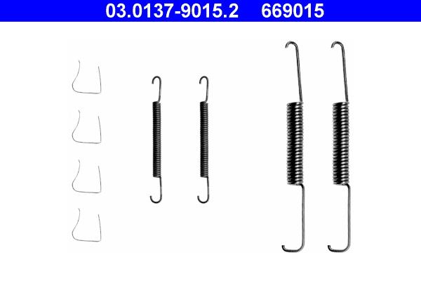 Set accesorii, sabot de frana - ATE