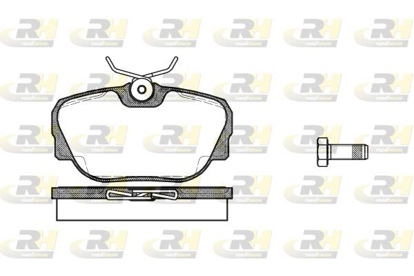 set placute frana,frana disc - ROADHOUSE
