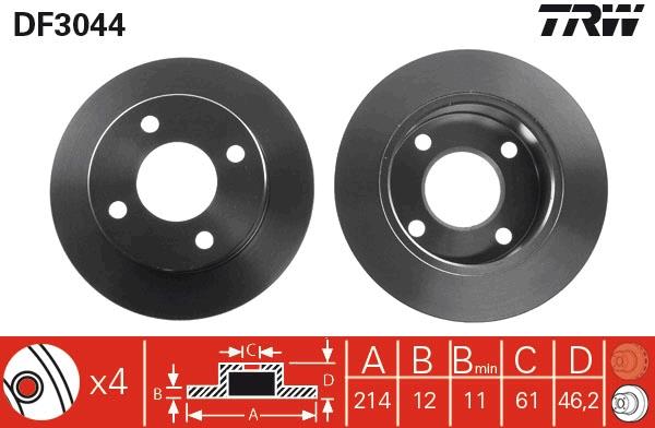 Disc frana - TRW