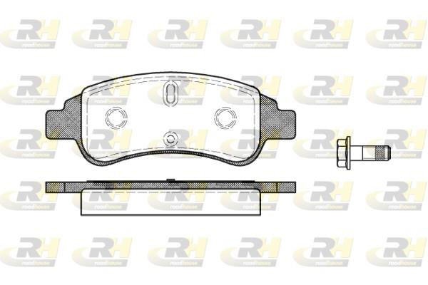 set placute frana,frana disc - ROADHOUSE