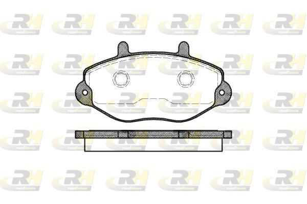 set placute frana,frana disc - ROADHOUSE