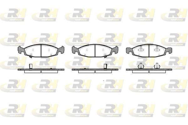 set placute frana,frana disc - ROADHOUSE