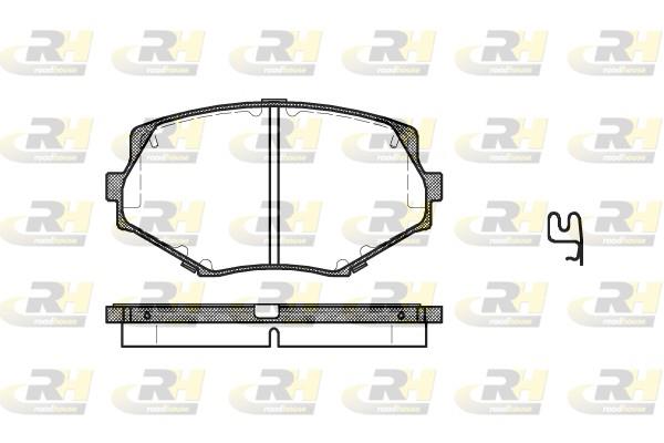 set placute frana,frana disc - ROADHOUSE