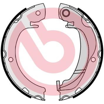 Set saboti frana, frana de mana - BREMBO