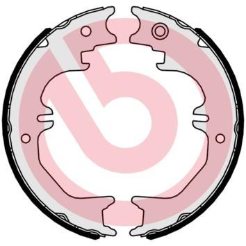 Set saboti frana, frana de mana - BREMBO