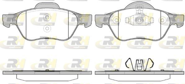 set placute frana,frana disc - ROADHOUSE