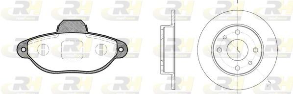 Set frana, frana disc - ROADHOUSE