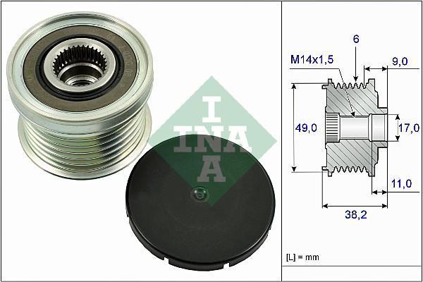 Sistem roata libera, generator - INA