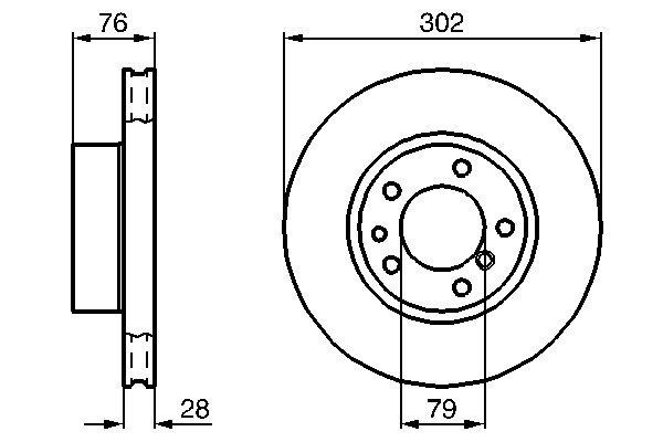 Disc frana - BOSCH