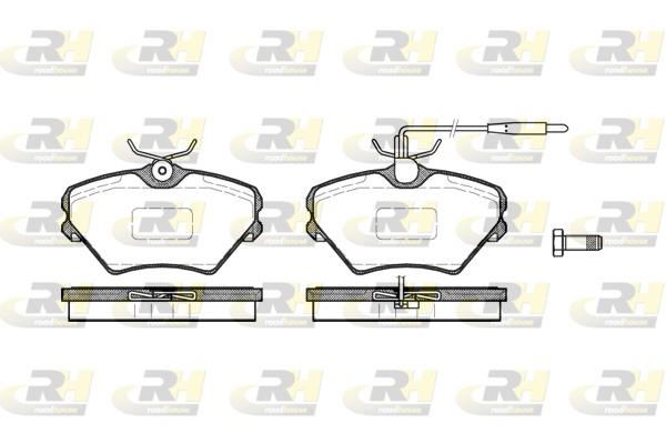 set placute frana,frana disc - ROADHOUSE
