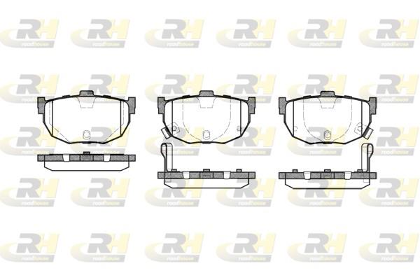 set placute frana,frana disc - ROADHOUSE