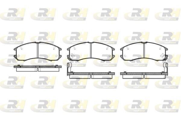 set placute frana,frana disc - ROADHOUSE