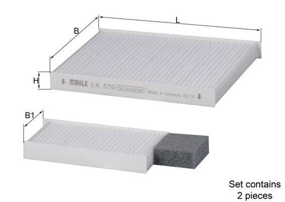 Filtru, aer habitaclu - KNECHT