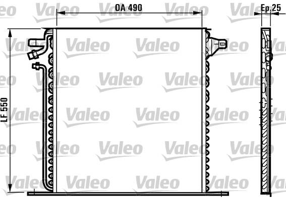 Condensator, climatizare - VALEO