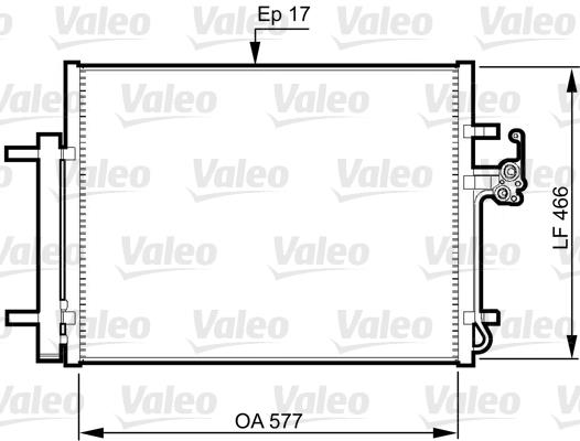 Condensator, climatizare - VALEO