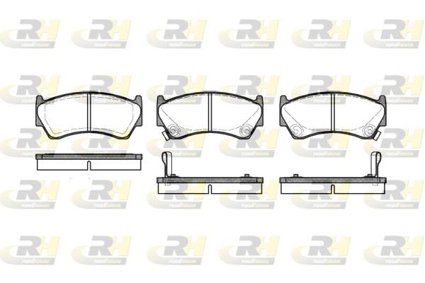 set placute frana,frana disc - ROADHOUSE