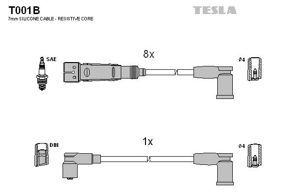 Set cablaj aprinder - TESLA
